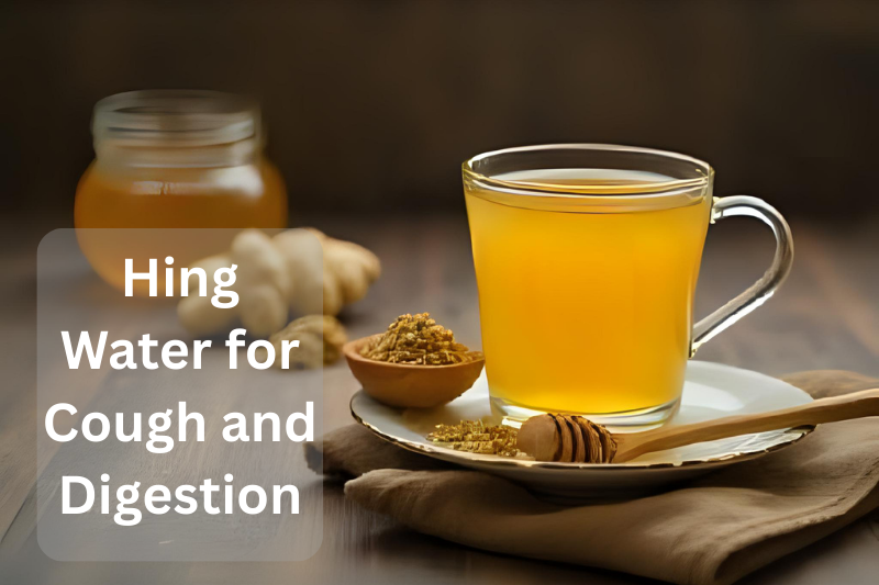 Asafoetida herbal water with natural ingredients for cough and digestion relief