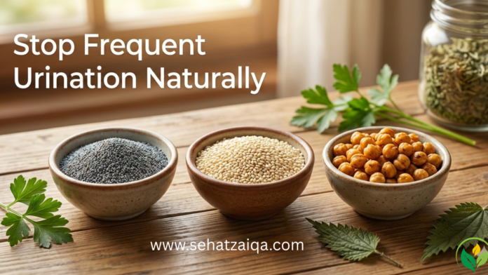 Natural remedy ingredients for bladder weakness and frequent urination