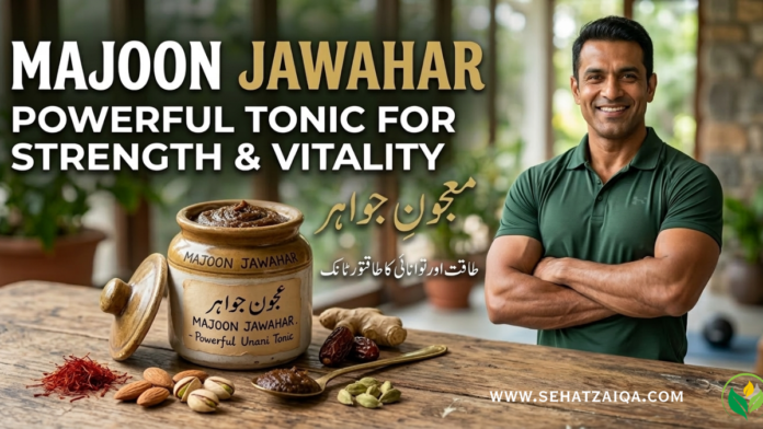 Traditional Unani herbal remedy Majoon Jawahar for body strength